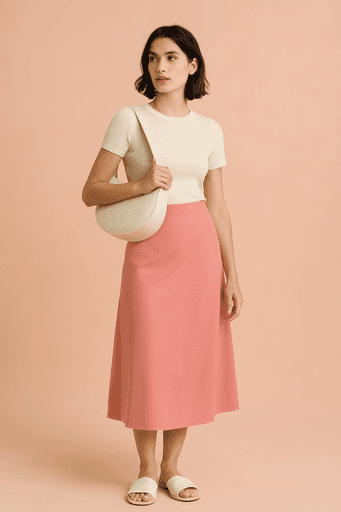 Coral Curve Skirt